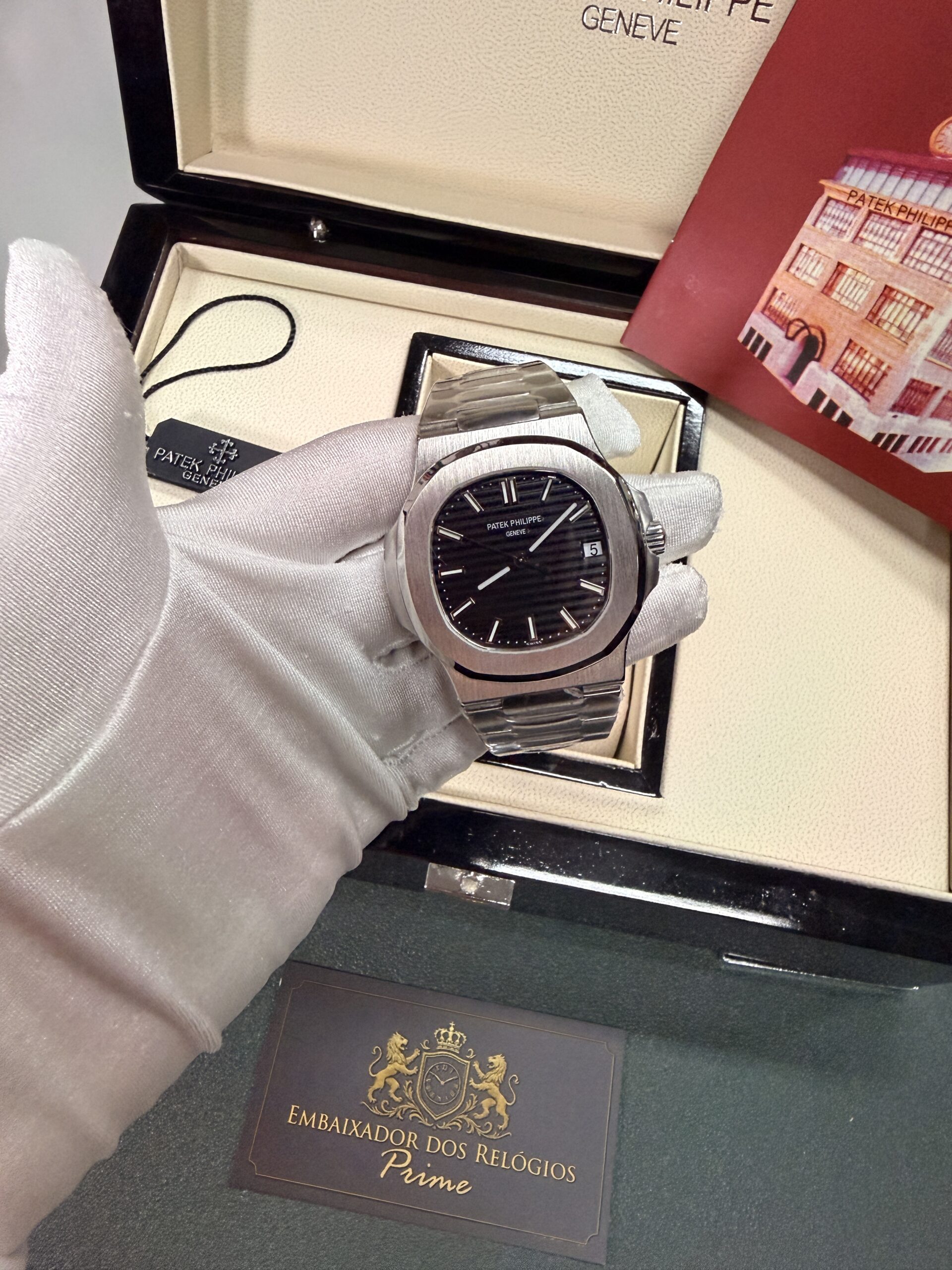 IMG_7630 Patek Philippe Nautilus Preto - Imagem 1