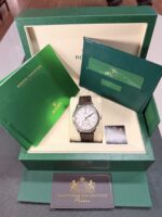 Geneve 1908 branco/couro morrom / prata - Imagem 2