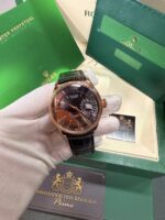 Geneve Cellini preto/couro preto