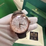 Geneve Cellini branco / couro morrom