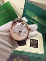 Geneve Cellini branco / couro morrom