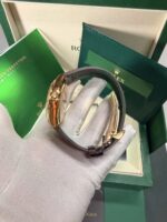 Geneve 1908 branco / couro marrom / dourado - Imagem 3