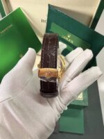 Geneve 1908 branco / couro marrom / dourado - Imagem 5