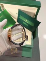 Geneve 1908 preto / couro preto / dourado - Imagem 3