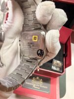 Cartier Santos Prata/Preto - Grande - Imagem 6