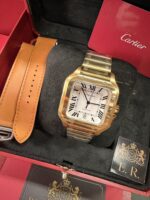 Cartier Santos Dourado - Grande - Imagem 4