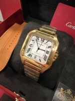 Cartier Santos Dourado - Grande - Imagem 3