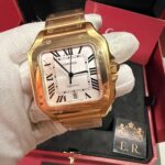 Cartier Santos Dourado - Grande