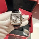 Cartier Santos Dumont Prata/Preto - Médio