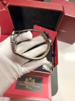 Cartier Santos Dumont Prata/Preto - Médio - Imagem 3