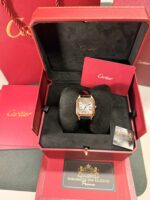 Cartier Santos Dumont Rose/Preto - Médio - Imagem 7