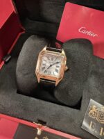 Cartier Santos Dumont Rose/Preto - Médio - Imagem 6