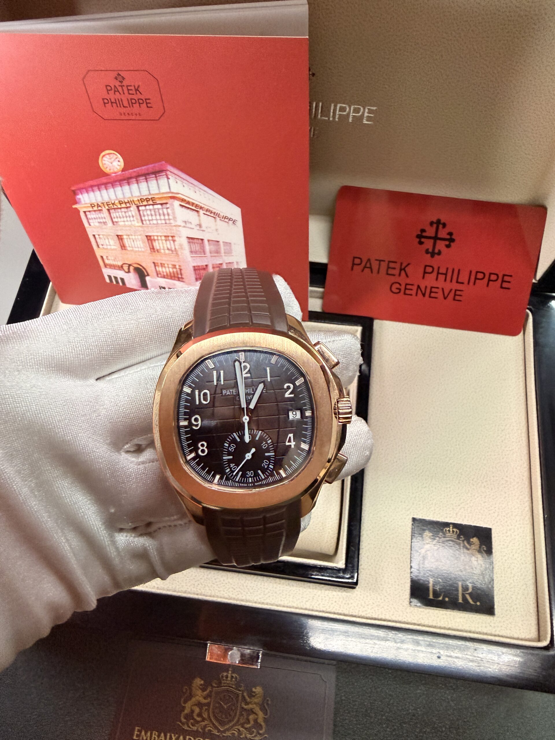 IMG_8578 Patek Philippe Aquanaut Chronograph Marrom - Imagem 1