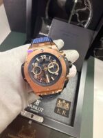 Hublot Big Bang Unico King Gold Blue - Imagem 6